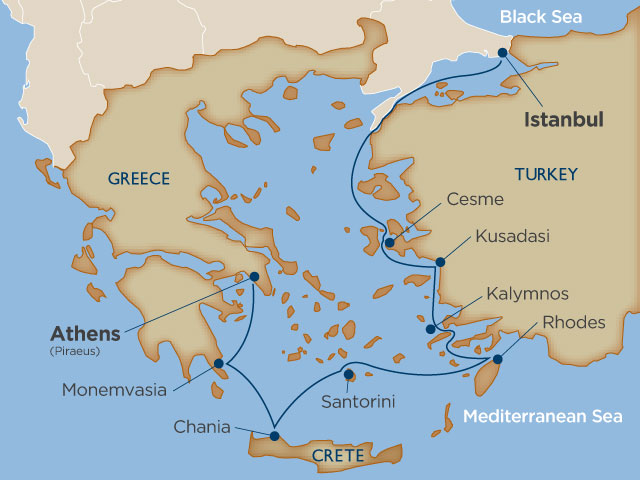 cruise in greece and turkey