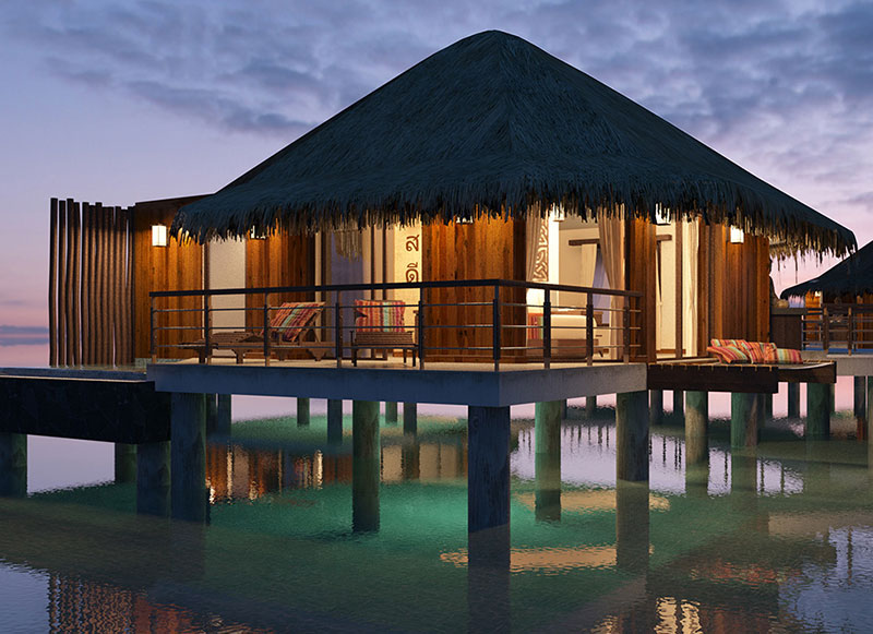 Experience the luxury of overwater bungalows in Mexico!